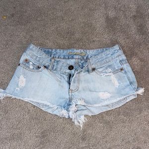 Womens denim shorts